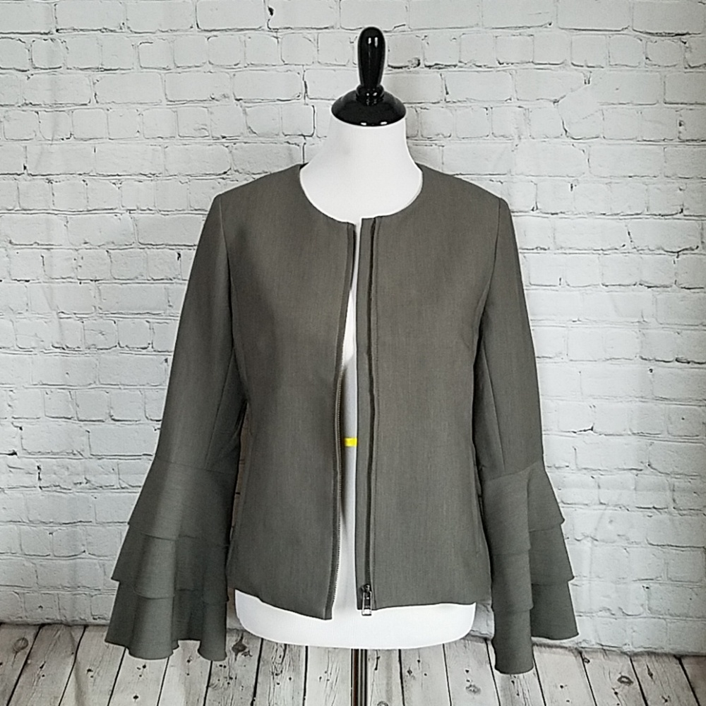 Banana Republic zip up blazer